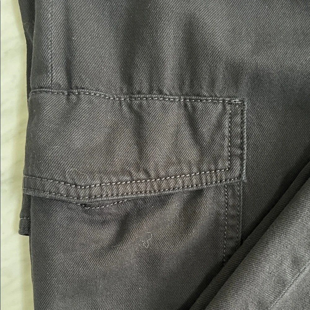 DL1961 ZOIE Wide Leg Black Women's Cargo Pants - Picture 8 of 9